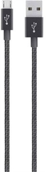 Belkin Premium Micro-Usb Charge/Sync Cable 1.2M Metallic Black