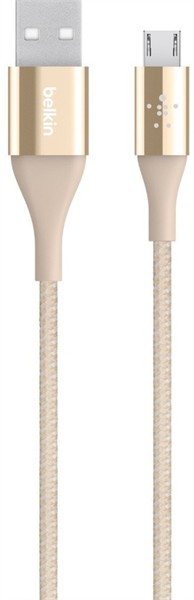 Belkin Premium Kevlar Cable Micro Usb 1.2M Gold