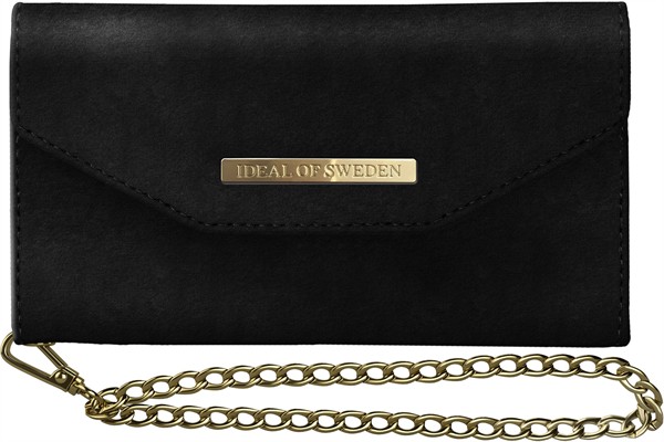 iDeal of Sweden Ideal Mayfair Clutch Velvet Iphone XR Black