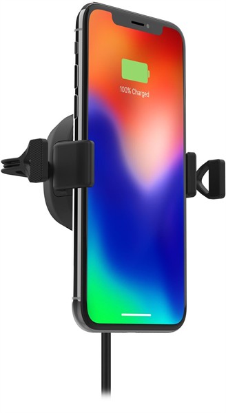 Mophie Charge Stream Wireless Charging Vent Mount Black