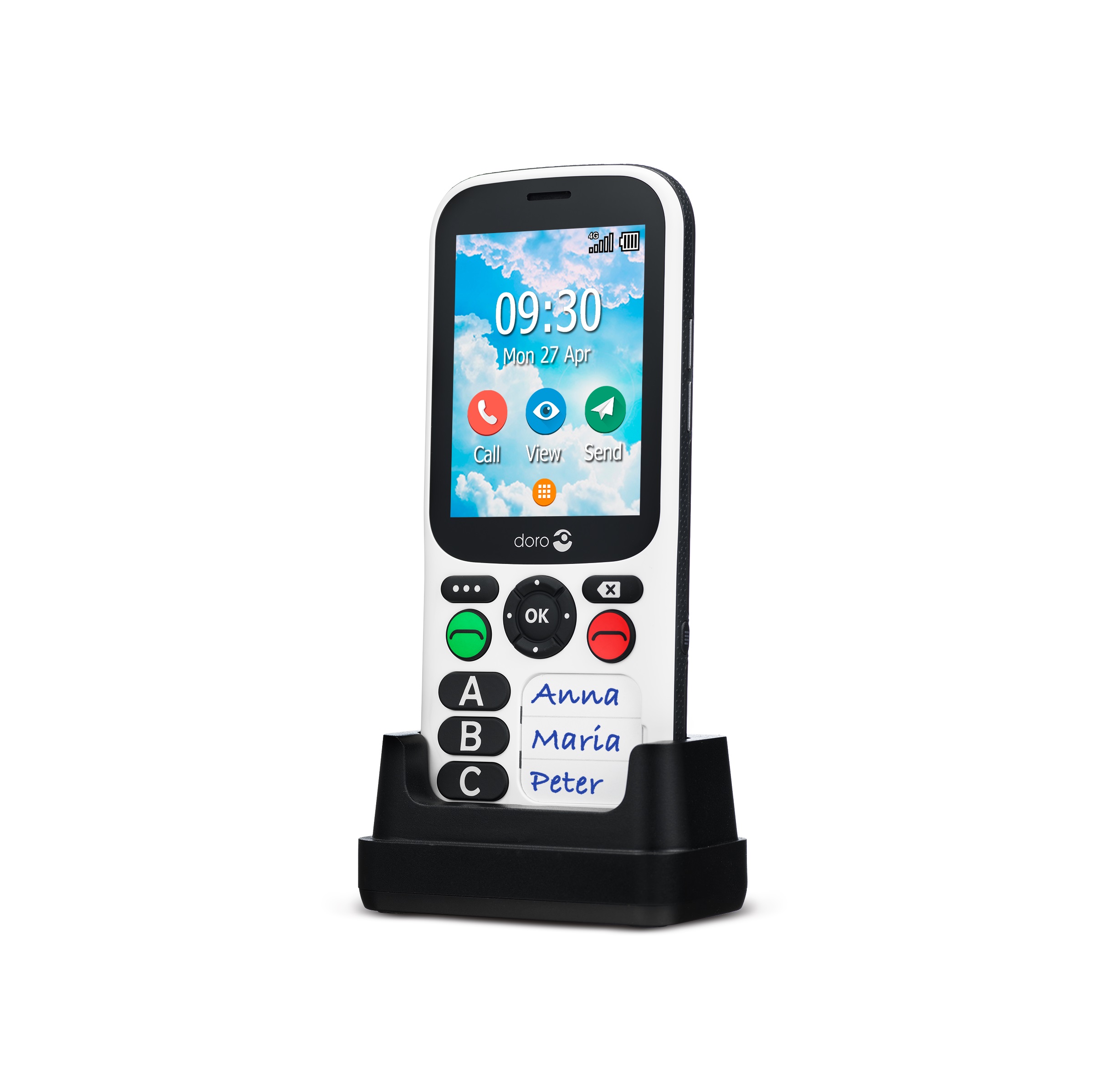 Doro 780X IUP, Black/White
